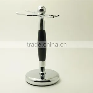 High Quality Men Shaving Brush Razor Stand Professional Stainless Shaving Stand thumbnail-2