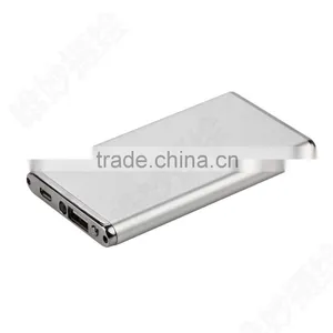 Aluminium Alloy Portable Li-polymer Ultra Thin Power Bank 8000mah thumbnail-2