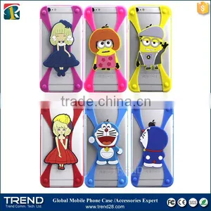 Universal Silicon Bumper Cover for Mobile Phone With Stand thumbnail-3