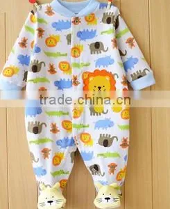2016 Cute Animal Baby Romper With Foot Cover Long Sleeve Baby Clothes thumbnail-4