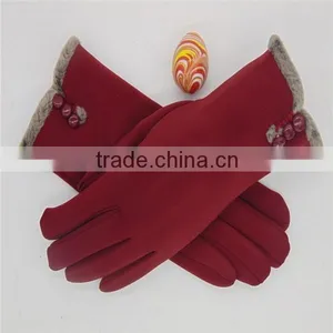 Low Price Elastic Warm Winter Fabric Gloves thumbnail-1