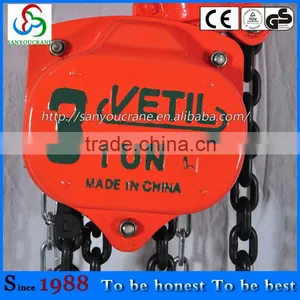 Chain Block Building Construction Tools VT Type 5T/6M Building Construction Tools Manual thumbnail-5