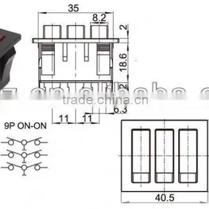 Zhejiang 16A Lighted Rocker Switch,home Appliance Rocker Switch,air Blower Rocker Switch thumbnail-4