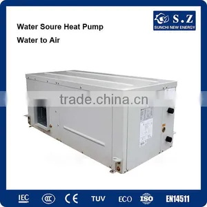 Running -40C Cold Winter Geothermal Water to Room Air Duct 5kw,8kw,12kw,18kw Geothermal SS316 Flat Plate Heat Exchanger thumbnail-1
