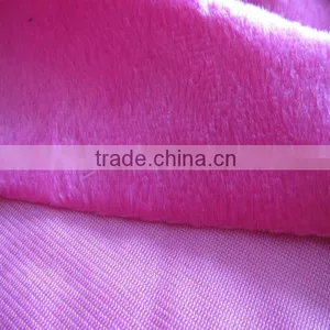 100% Polyester Short Floss Tricot Velvet for Toys, Home Textile thumbnail-1