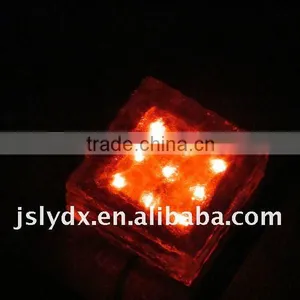 Hot !!! LED Solar Ice Glass Brick Light thumbnail-1