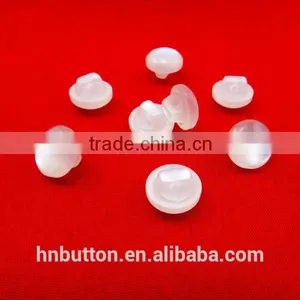 18L Pearl Effect Resin Mushroom Shape Shirt Button thumbnail-1