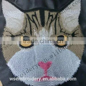 Hot Sell Cat Embroidery Partch With Customized Size and Backing thumbnail-1