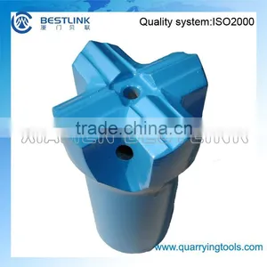 Hard Stone Rock Drilling Taper Cross Bit With Size 30mm-45mm thumbnail-1