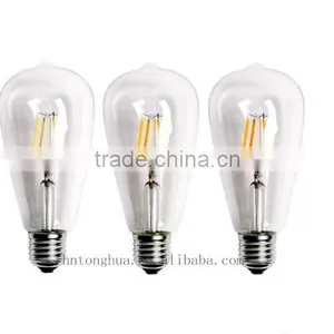 Antique Vintage Retro Edison Light Bulbs ST64 2W 4W 6W E27 220V Filament Edison Decorative Incandescent Light Bulbs thumbnail-4