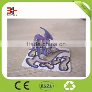 Wholesale Dinosaur 3d Jigsaw Puzzle Gratis,custom Toy Plastic 3d Puzzle Game for Kids thumbnail-1