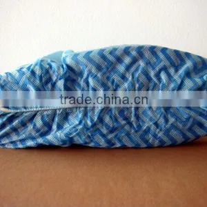 High Quality Nonwoven Household Green Disposable Non Skid Shoe Cover thumbnail-4