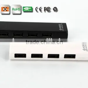 Slim Shape but High Speed 480MBPS Usb2.0 4 Por Hub Form Usb Por Hub Suppliers With Plastic Casing thumbnail-2