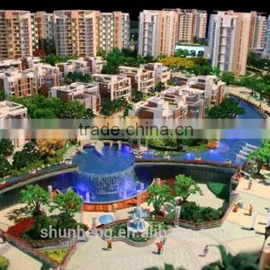 New Product Plastic Miniature Architectural Model thumbnail-2
