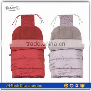 European Style Hot Sale Red Color Sheepskin Baby Footmuff thumbnail-4