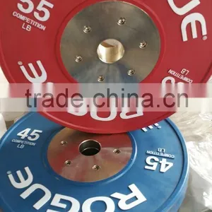 Olympic Competition Rubber Bumper Plates thumbnail-4
