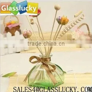 100ml Colorful Glass Perfume Bottles With Lid in Square Shape thumbnail-1