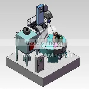 SXQ3516-2 Rotary Table Shot Blasting Machine Ordered by Indians thumbnail-1
