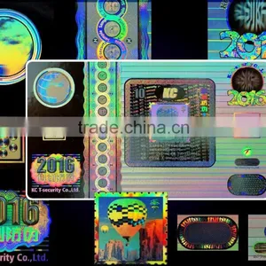 Accept Custom Order and PET Material Custom Hologram Sticker thumbnail-2