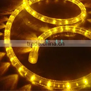 Yellow Color 13mm Round Rope Light thumbnail-1