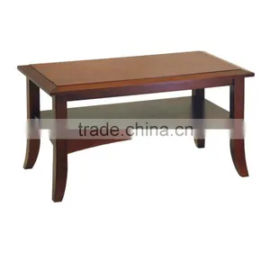 Modern Cheap Living Room Furniture Plywood Top Wooden Coffee Table thumbnail-1