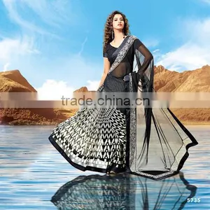 Best Orange Georgette Bollywood Movie Saree thumbnail-6