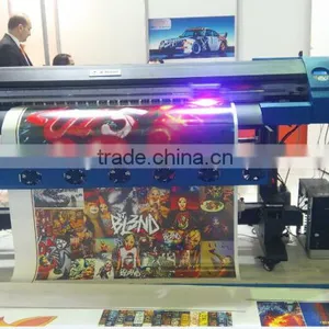 Large Format LED UVW Inkjet Printing Machine for Printing on Textile/Leather / PU , CMYK+White Ink thumbnail-2