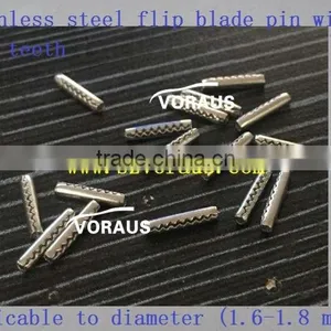 Stainless Steel Flip Blade Pin With Wave Teeth thumbnail-1