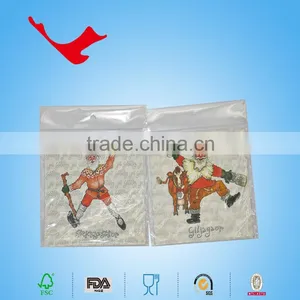 1/4 Folded High Quality Colored Tissue Paper Napkin,Christmas Tableware thumbnail-5