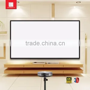 Home Theater 150 Inch 16:9 Fixed Frame Projector Screen HD Grey Screen Projector thumbnail-2
