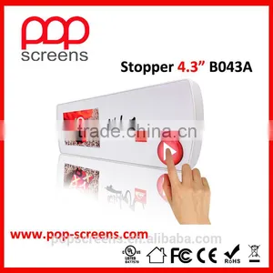 Battery Powered Digital Signage Player LCD Advertising Player 4.3inch(B043A) Backpack thumbnail-1