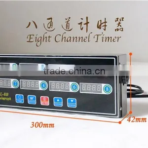 Commerical Use Restaurant Kitchen Eight Channels Digital Kitchen Timer,cooking Thermometer and Timer thumbnail-1