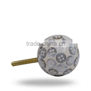Round Ball Grey Button Knob thumbnail-2