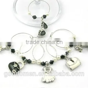 Fashion Jewelry Silver Wedding Item Charm, Wedding Car Ring and Wedding Album Charm thumbnail-1