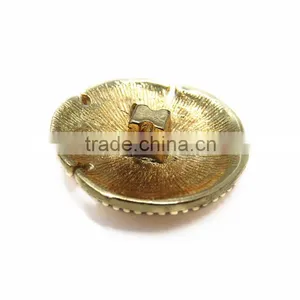 Designer Gold Round Button For Garment thumbnail-3