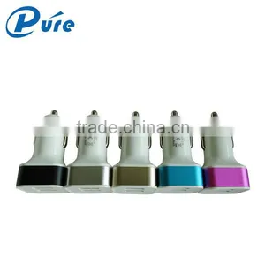 Wholesale Brand New Fashional Design 12v Solar Car Battery Charger 5V 2.1A Output 2 Usb Car Charger thumbnail-1