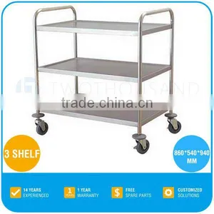 2017 TWOTHOUSAND HOT Economical Kitchen Serving Cart With Three Shelf BU102A Good-quality Dining Cart thumbnail-1