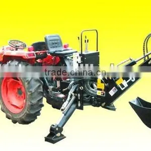 Backhoe Excavator Mounted on Tractor thumbnail-1
