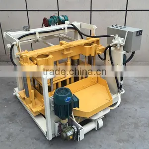 QT40-3A Semi Automatic Hydraulic Brick Machine Price Hollow Block Making Machine thumbnail-4