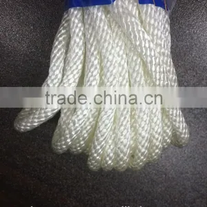 12 Strands White Solid Braided Polyester Rope, Derby Rope thumbnail-3