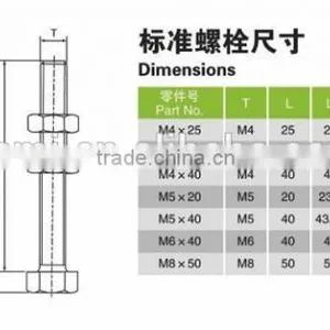 Toggle Clamp Accessories Standard Bolt thumbnail-1