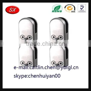 Clip 5-8mm Stainless Steel Glass Clamp Fitted Clip Shelf Bracket thumbnail-2