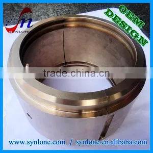 OEM Precision Casting Bushing Cylinder, Custom Bronze Casting thumbnail-3