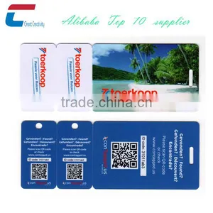 Customerized Promotion Triple PVC Breakaway Combo Card With QR Code/Bar Code thumbnail-1