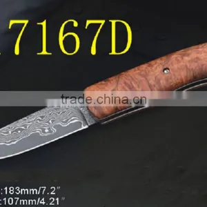 Damascus Steel Best Folding Knife thumbnail-4