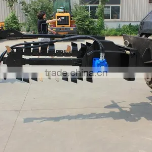Hot Sale W720/W720T Mini Skid Steer Loader Trencher With B&S Engine,23hp thumbnail-1
