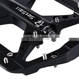 1 Pair SETSAIL 035 Mountain Bike Pedals Suitable for BMX Road Bicycle Fixed Gear With 3 Bearings 9/16 Inches Bicycle Pedals thumbnail-5
