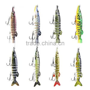 8Colors12.5cm Outdoor Fishing Lures Crank Bait With 2 Hook ABS Verisimilar Hard Bait Simulation Fishing Tackle Artificial Bait thumbnail-6