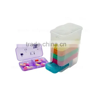 Wholesale Monthly New Design Plastic Slide Weekly 28 Day Pill Box thumbnail-2
