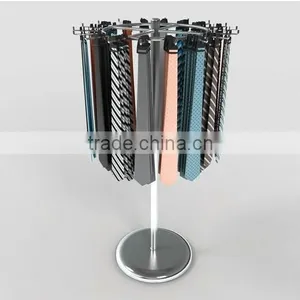 Multi-functional Metal Hook Rotating Floor-standing Tie Display Rack thumbnail-1
